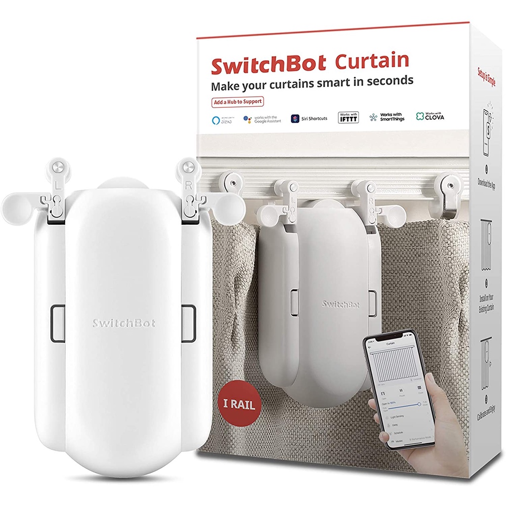SwitchBot Curtain Smart Electric Motor | Shopee Singapore