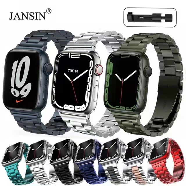 High Quality Stainless Steel Strap for T500 Smart Watch Series 7 Strap 41mm 45mm Bracelet Metal Strap for watch 6 5 4 44mm 40mm Correa Universal Smart Watch Strap Shopee Singapore