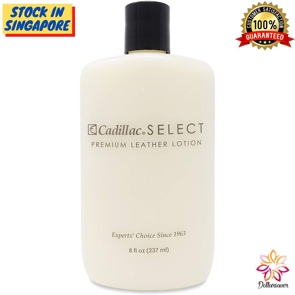 Cadillac Select Premium Leather Lotion 237ml & Cleaner 118ml, lotion for  Chanel LV Hermes bags