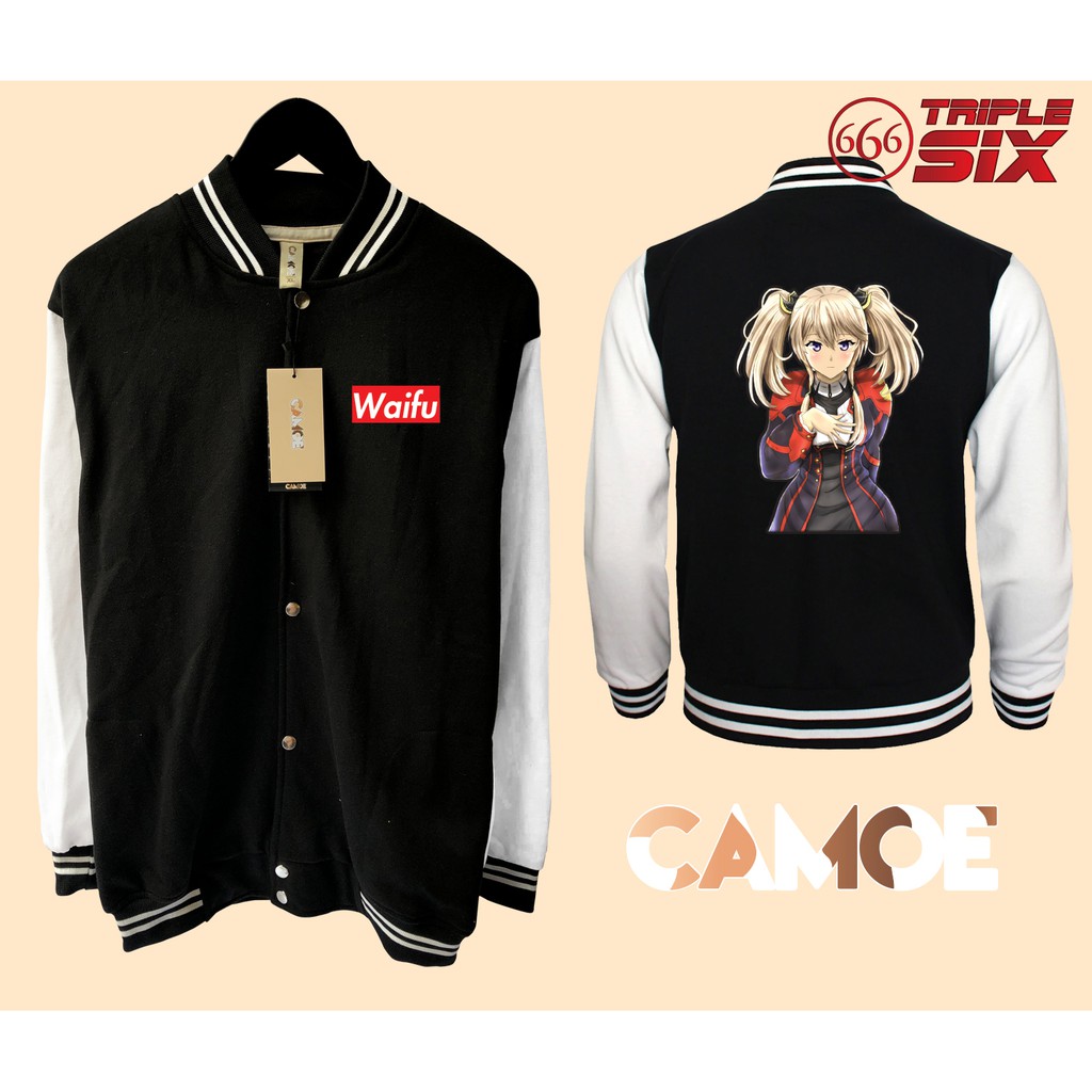 Sasha Necron Maou Gakuin Anime Baseball Varsity Jacket | Shopee Singapore