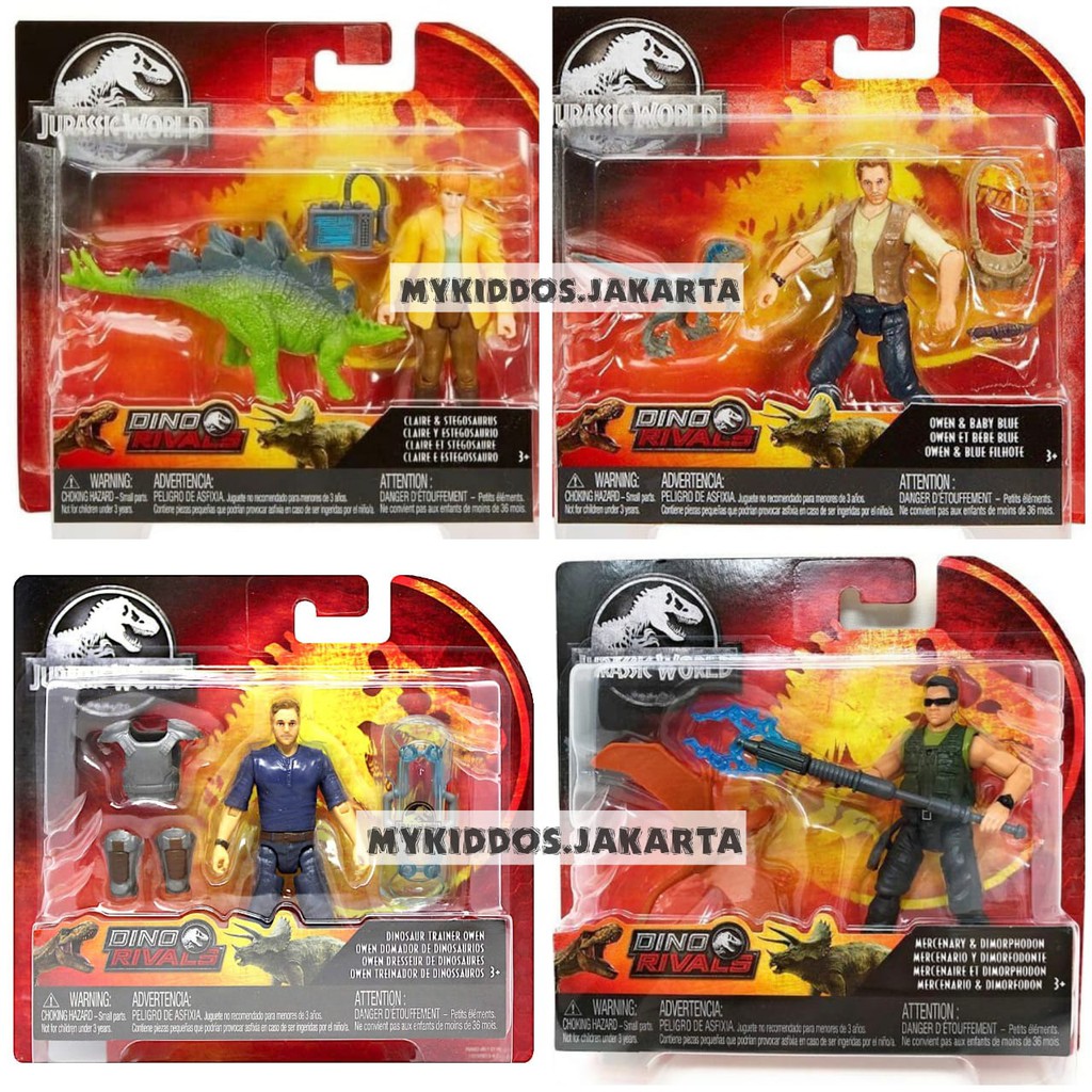Jurassic World Dino Rivals Mini Action Figure [Original] | Shopee Singapore