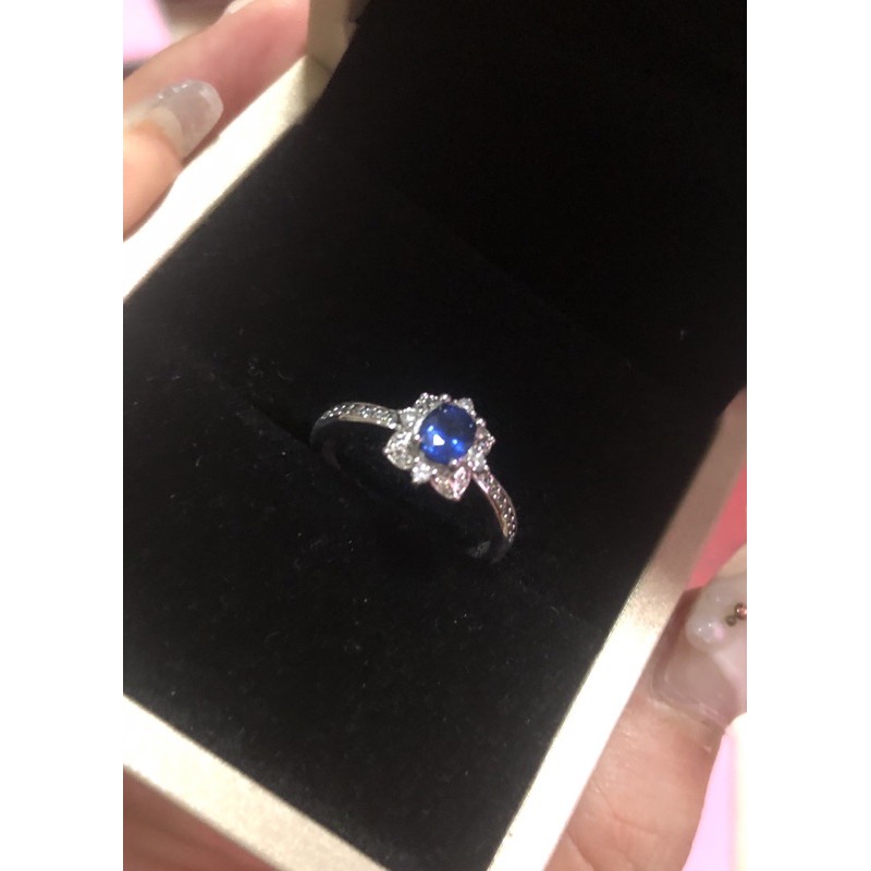 Real blue deals sapphire ring