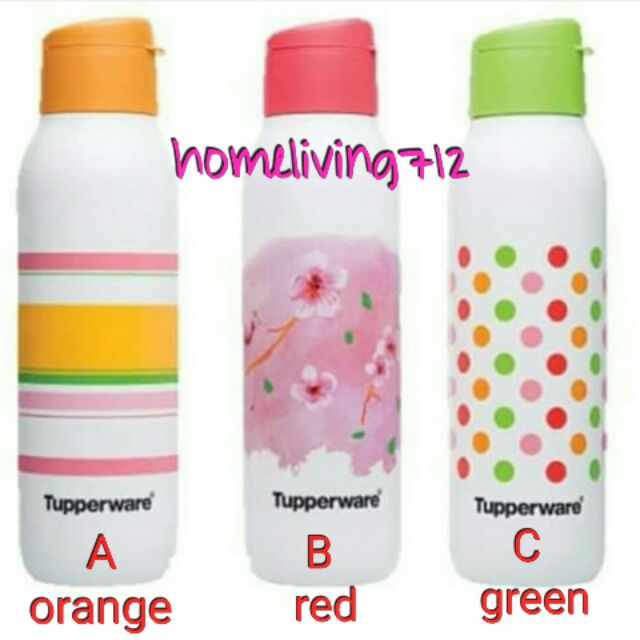Tupperware 750ml bottle with printing (1pc) | Shopee Singapore