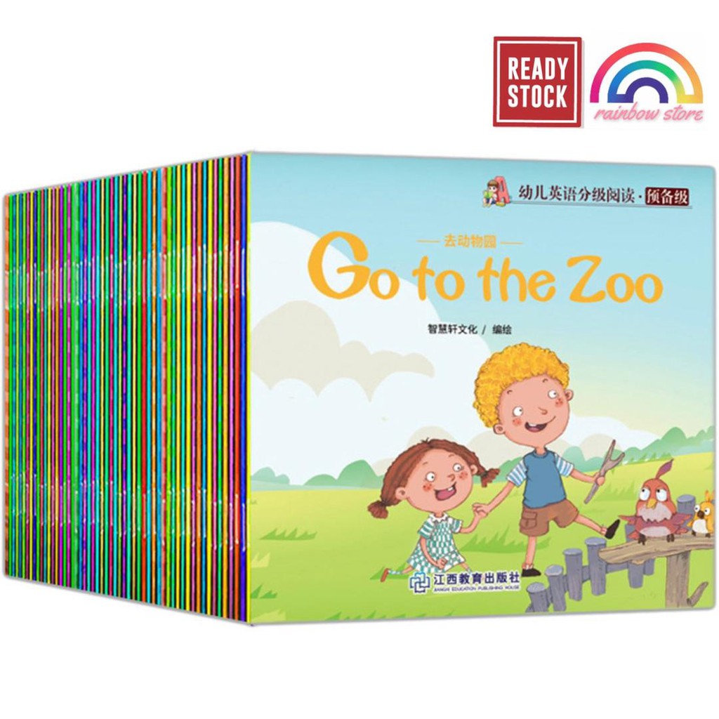 60 Books Set English Story Book for Kids Learning Buku Budak Bedtime ...