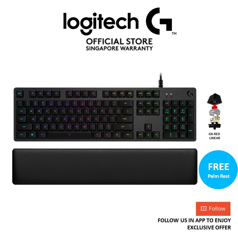 Logitech G512 RGB Mechanical Gaming Keyboard ,USB Passthrough(Choose