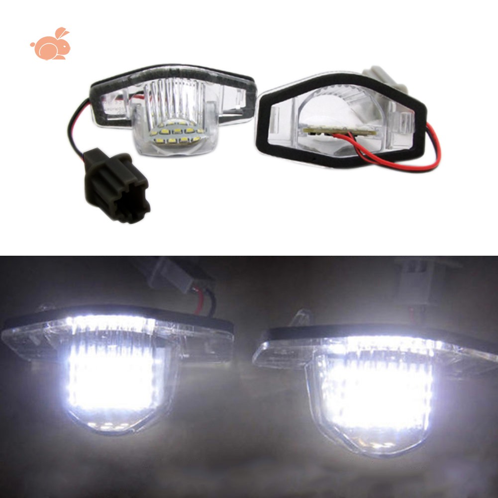 Kit Luci Targa A LED Per Honda CR-V, Fit, Odyssey, Jazz, HR-V, Stream – 2 Pezzi, 12V, Impermeabile
