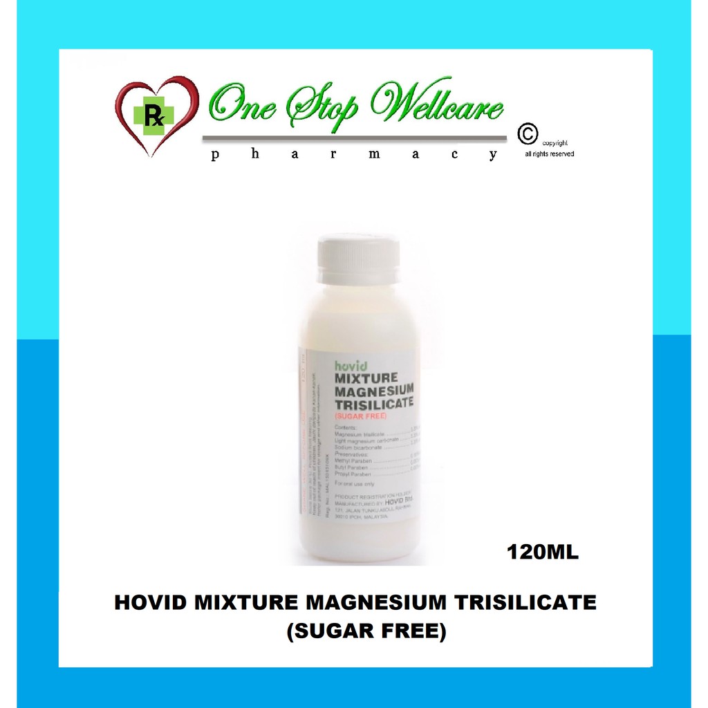 HOVID MIXTURE MAGNESIUM TRISILICATE (MMT) 120ML (EXP 10/2025) Shopee