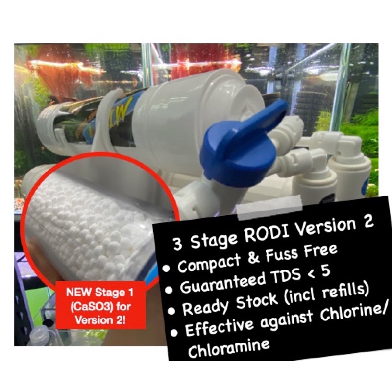 RODI Filter V2 / RO Filter / Reverse Osmosis Filter, For Marine Tank