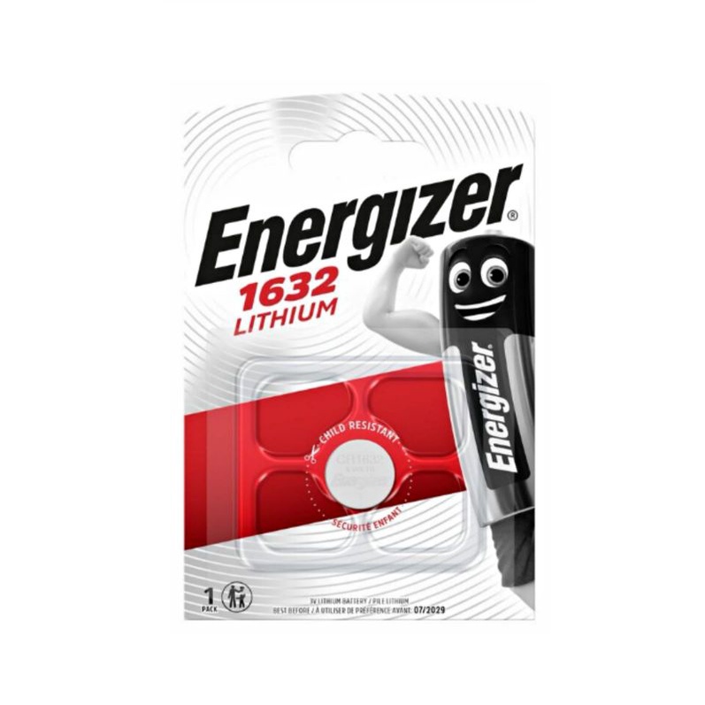 Energizer 1632 CR1632 (3V) Coin Cell Lithium Battery | Shopee