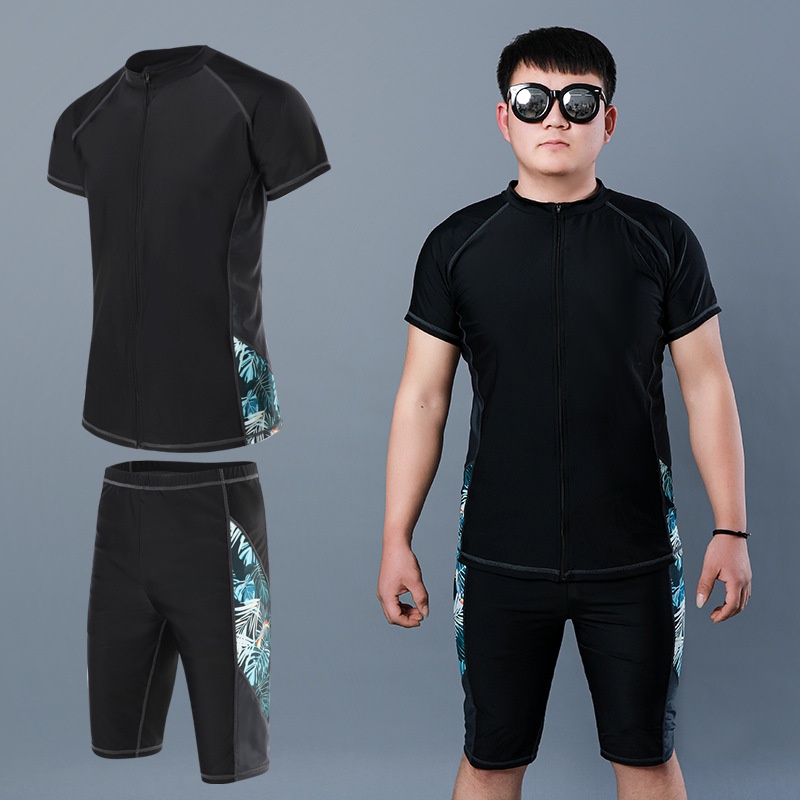 Oversize 60 185KG Top Pants Men Training Swimming Plus Size Beach Suit Diving Spa Swimwear Shopee Singapore