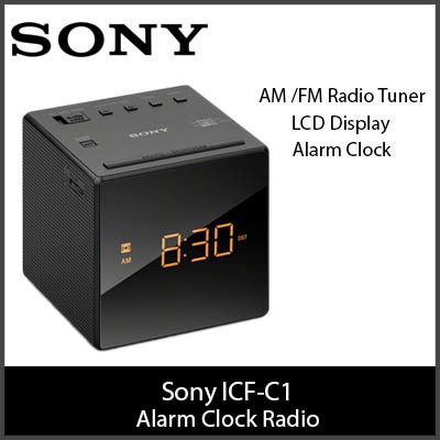 Sony ICF-C1 Alarm Clock Radio With LCD Display | Shopee Singapore