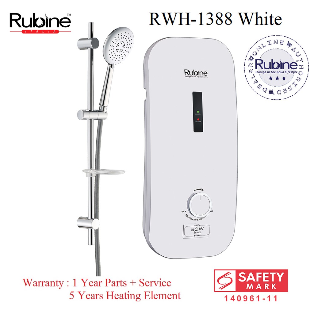 Rubine Bow Rubine 1388 Rubine Instant Heater RWH-2388