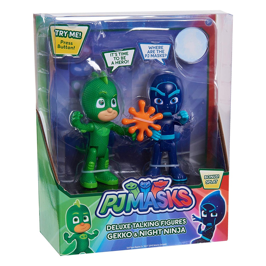 PJ Masks Talking Figure Set Gekko vs Night Ninja Shopee Singapore