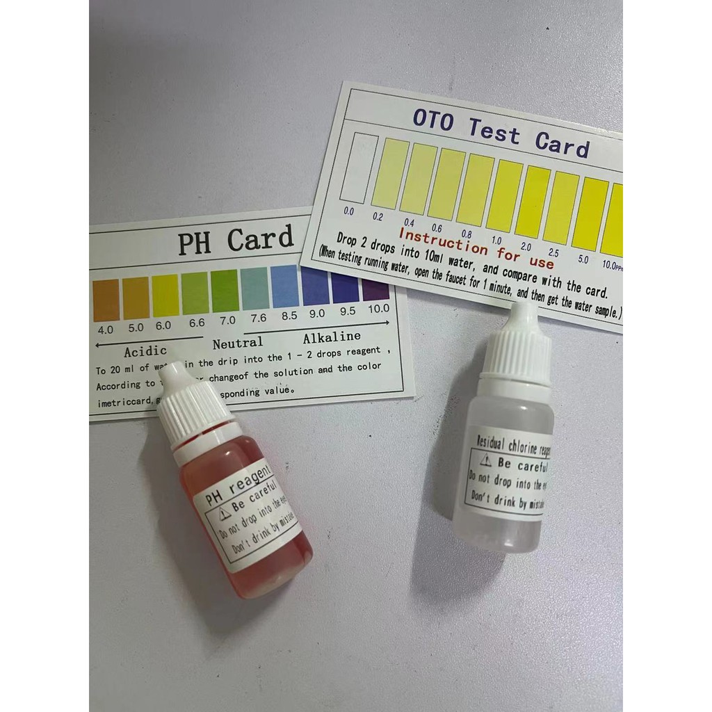 Water Quality Test Reagent Ph and Chlorine Tester