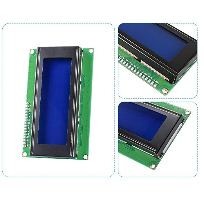 LCD 1602 with I2C IIC TWI Serial Blue Backlight LCD Module shield 16 x ...
