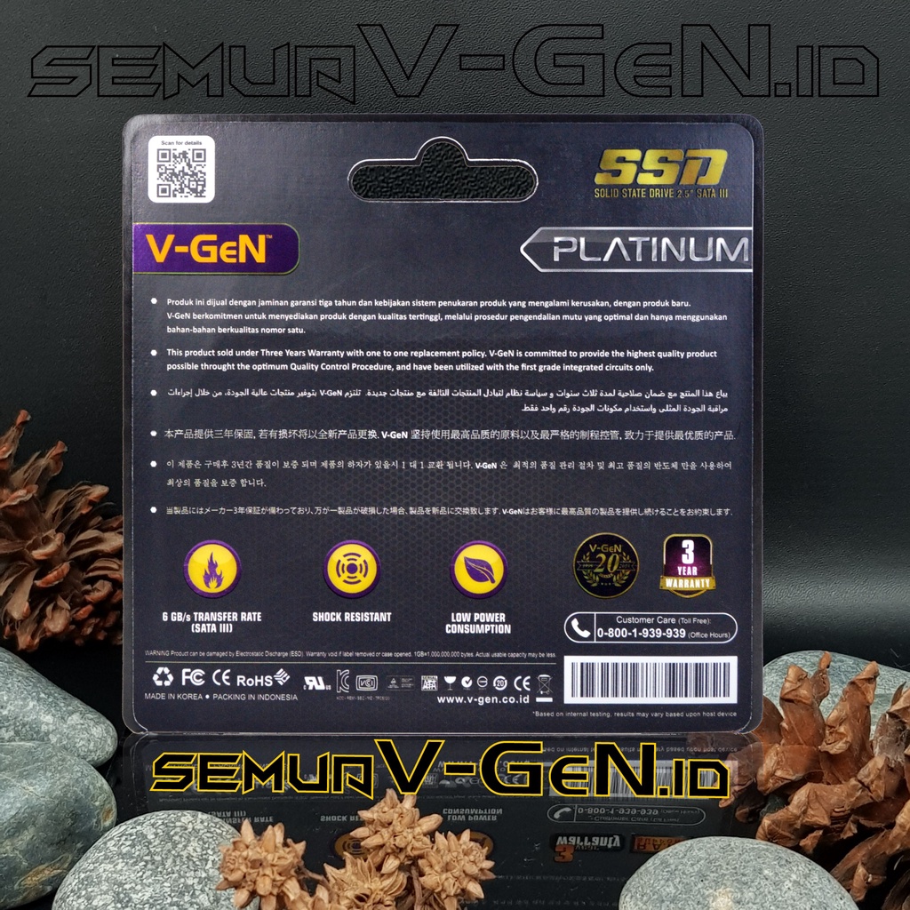 PAKET HEMAT SSD 512gb 480GB V-GeN + HDD Caddy 12.7 mm / 9.5 mm / Bracket Orico | 512 SATA3 480 GB - Gambar 4