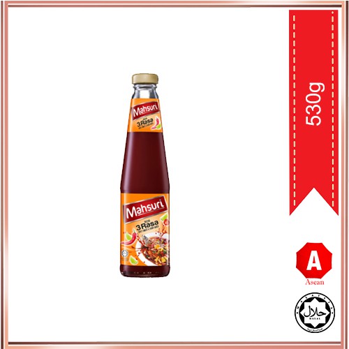MAHSURI SPICY SWEET & SOUR SAUCE | SOS TIGA RASA 530G | Shopee Singapore