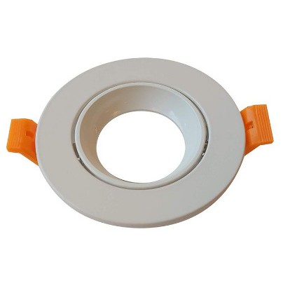 Single Recessed Spotlight Downlight with GU10 Holder - Adjustable Angle ...