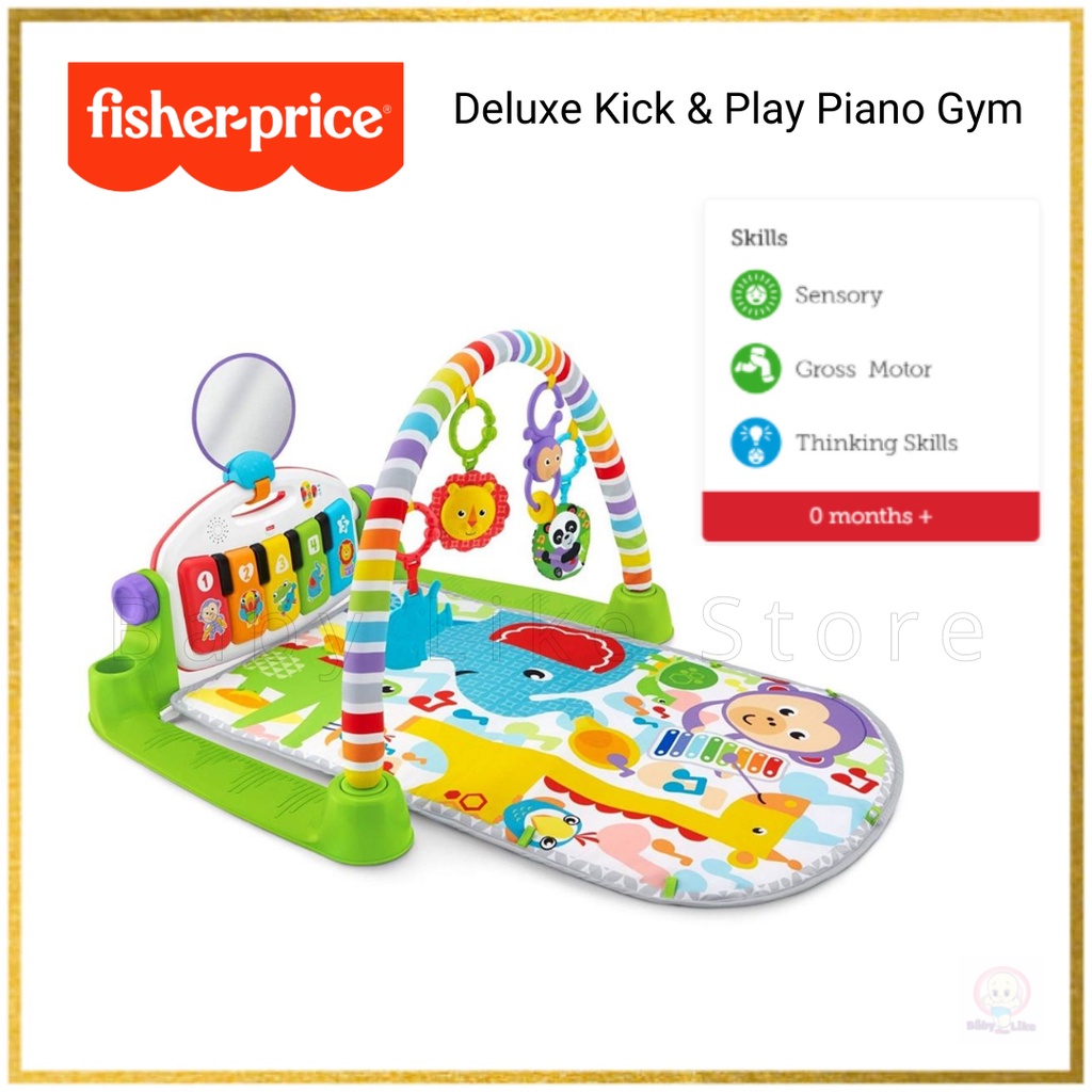 Fisher Price Deluxe Kick Play Piano Gym Shopee Singapore