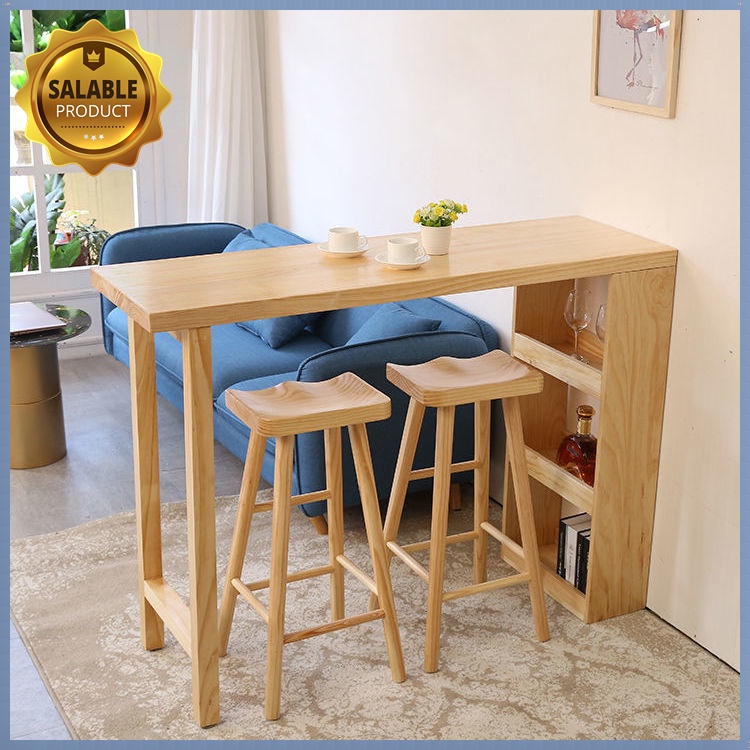[Ready Stock] Bar Table And Chair Dining Table Nordic Small Apartment