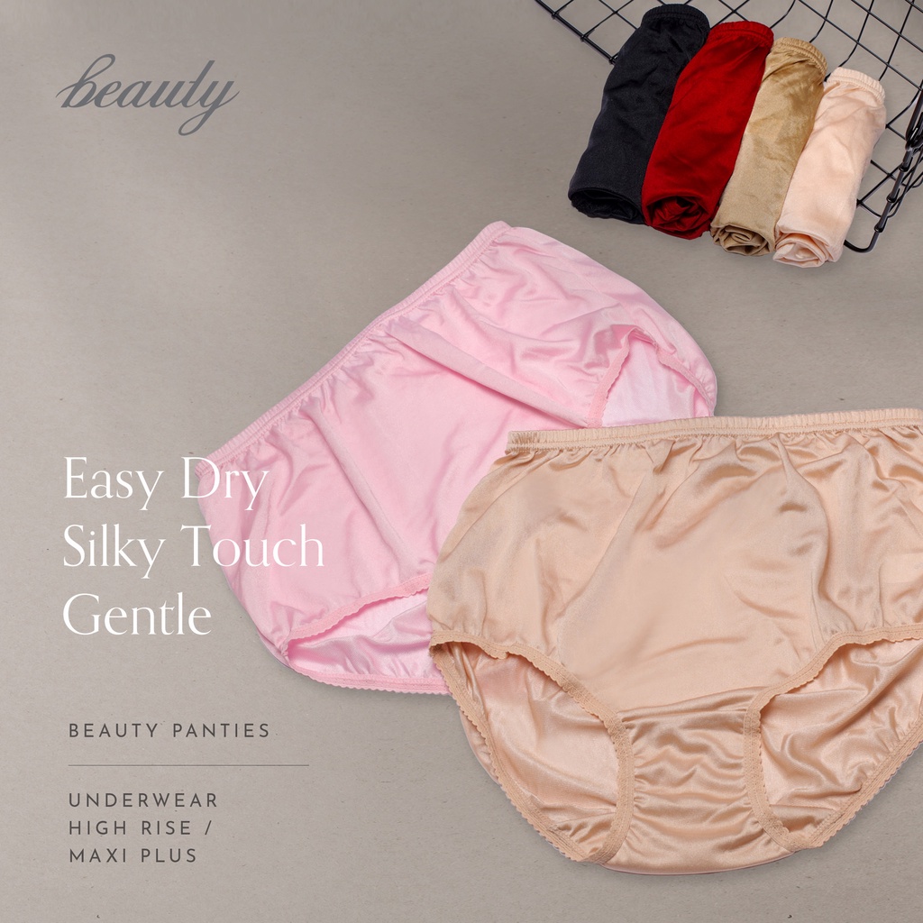 Beauty Lingerie - N02818 100% Nylon/ Underwear/ Panty/ High Rise