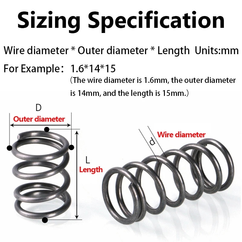 compression spring Spring pressure springLong spring wire diameter 4 ...
