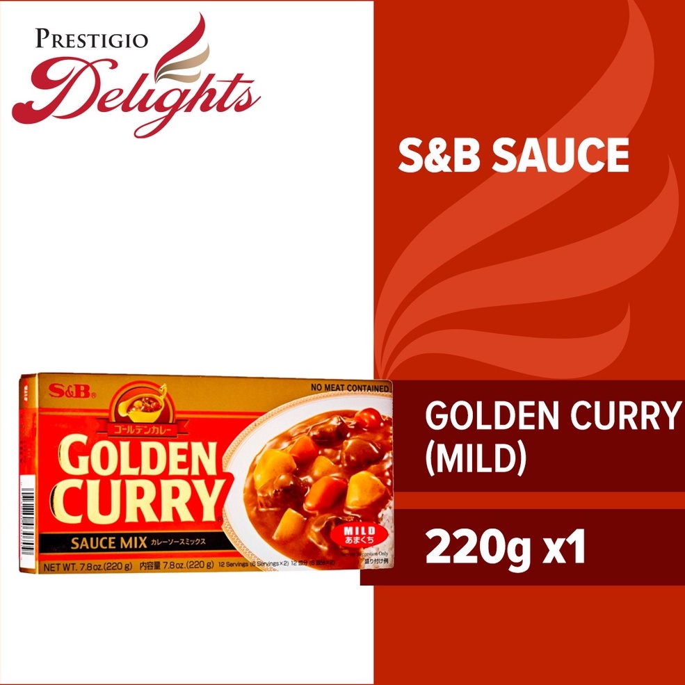 S&B Golden Curry Sauce Mild 220g | Shopee Singapore