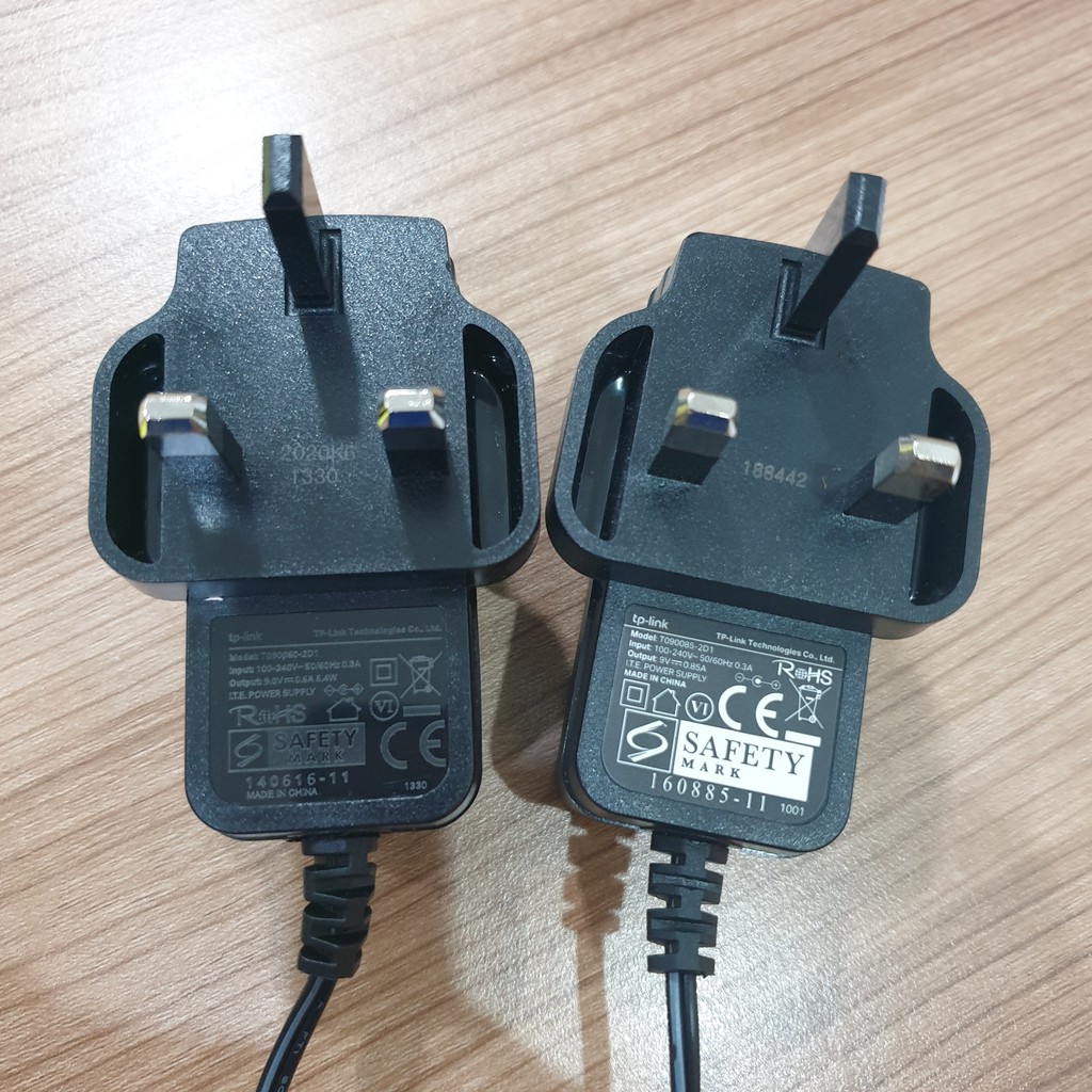 New TPLINK POWER ADAPTOR 9V 0.6A 9V 0.85A MODEL T09000602D1 Shopee
