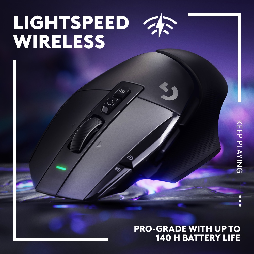 Logitech G502 X LIGHTSPEED Wireless Gaming Mouse/ HERO 25K/ 140hour