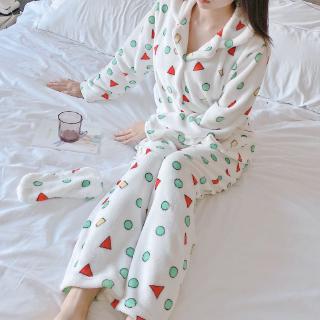 Winter Warm Couple Pajama Set Cotton Comfortable Women Pajamas Cute Cartoon  Crayon Shin Chan Print Men Lounge Homewear Sleepwear C1111 From Make06,  $37.31