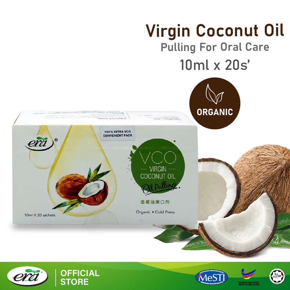 VCO Virgin Coconut Oil Pulling 20’s Organic Mouthwash Oral Care ...