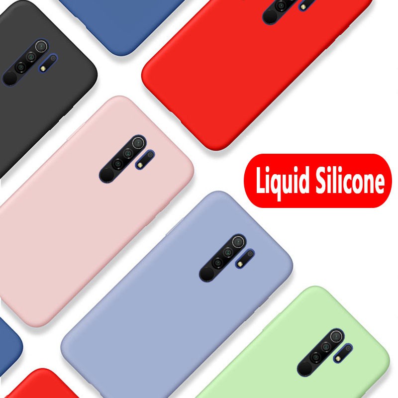 For Xiaomi Redmi 12 Case Silicone Liquid For Redmi 12 Cover Plain Rubber  TPU Protector Phone