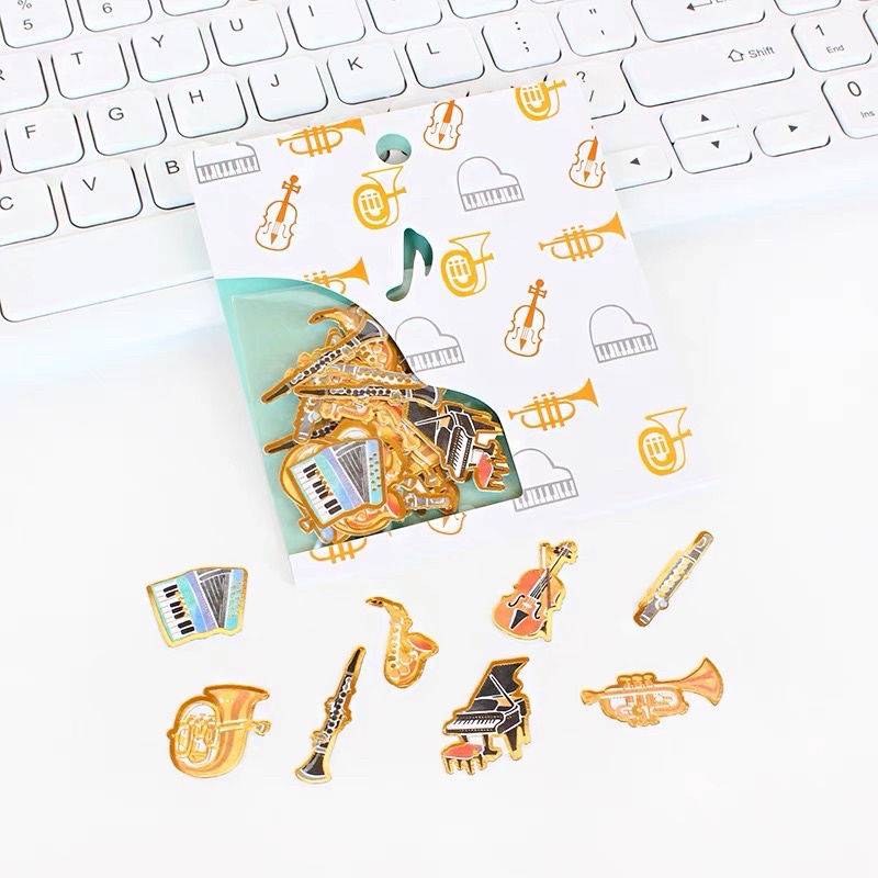 Musical Instrument Sticker Set | Shopee Singapore