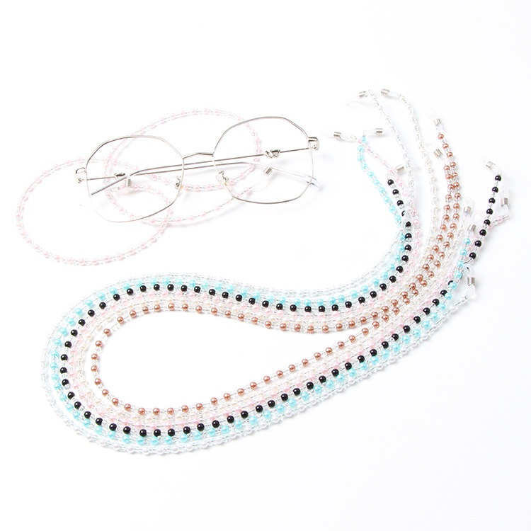 thumbnail image 2 of CATIEBYE Beaded Sunglasses Chain With Imitation Pearls Eyeglass Strap For Women Secure Eyewear During Daily U 2 of 10
