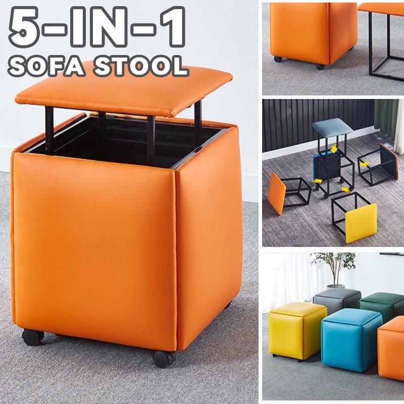 SHEEP In Rubik Cube Stool Household Sofa Chair Living Room