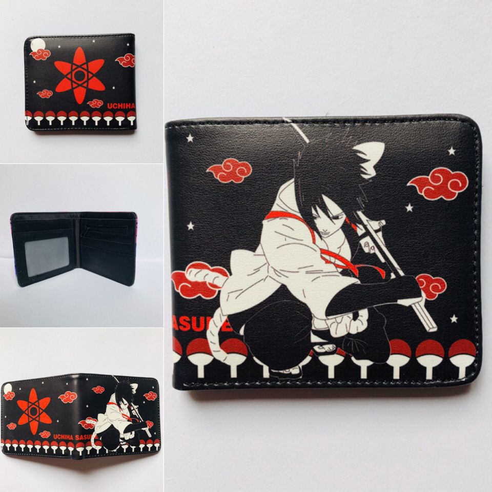 Japanese animation Naruto short wallet Naruto Sasuke Kakashi