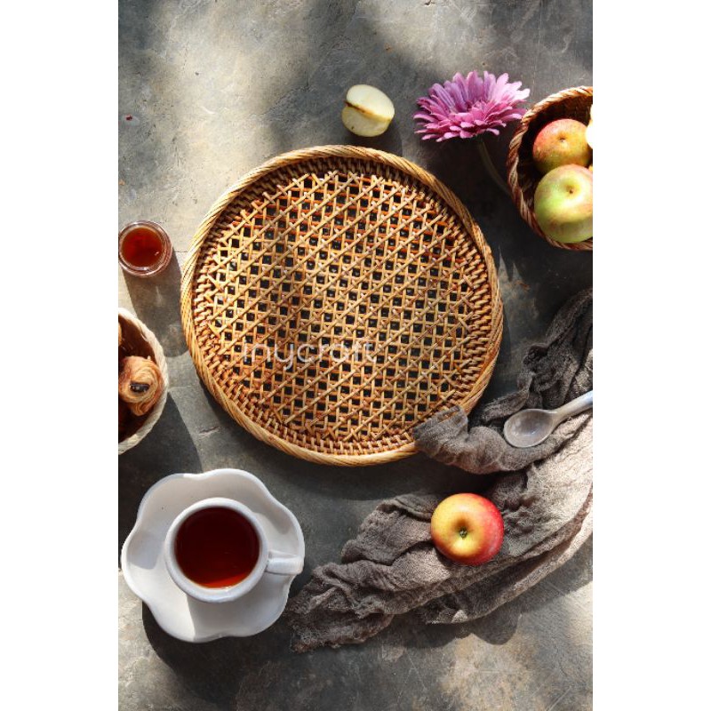 Rattan Placemat/rattan Placemat/Wall Decor/ Placemats/Props Photo Shopee Singapore