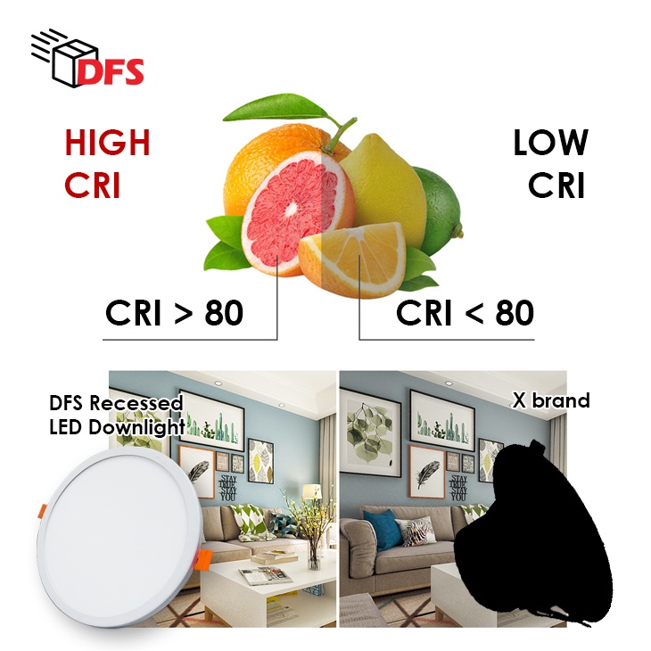 DFS Led Light Downlight 2 Years Warranty 4PCSDownlight 15W / 8W ...