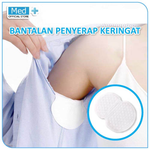 Med+ Bantalan Penyerap Keringat 30 Pcs Box