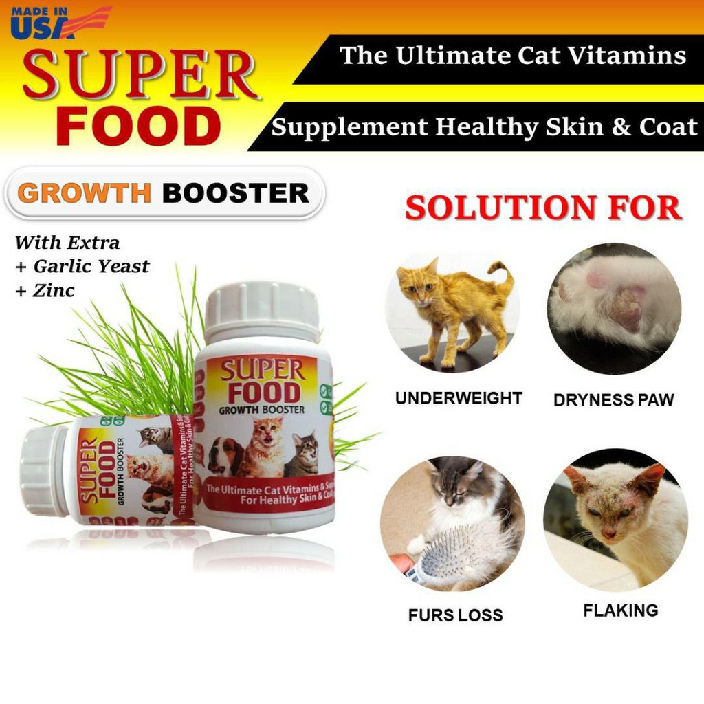 Ubat Kucing Superfood Growth Booster ubat Kucing Dog Shopee Singapore