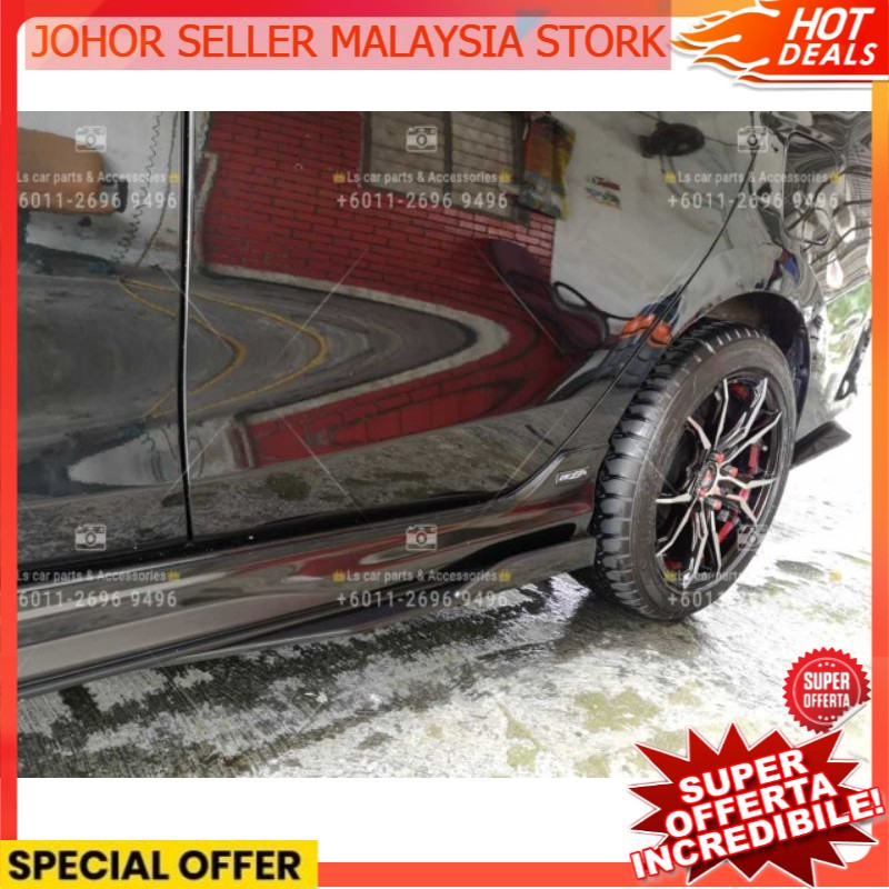 Rocker Splitter Spoiler Body Kit Angle Wing Side Skirt Diffuser Bumper ...
