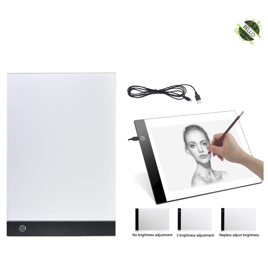 Drawing Pad [ USB Writing Table with LED Light } A4 / A3 | Shopee Singapore