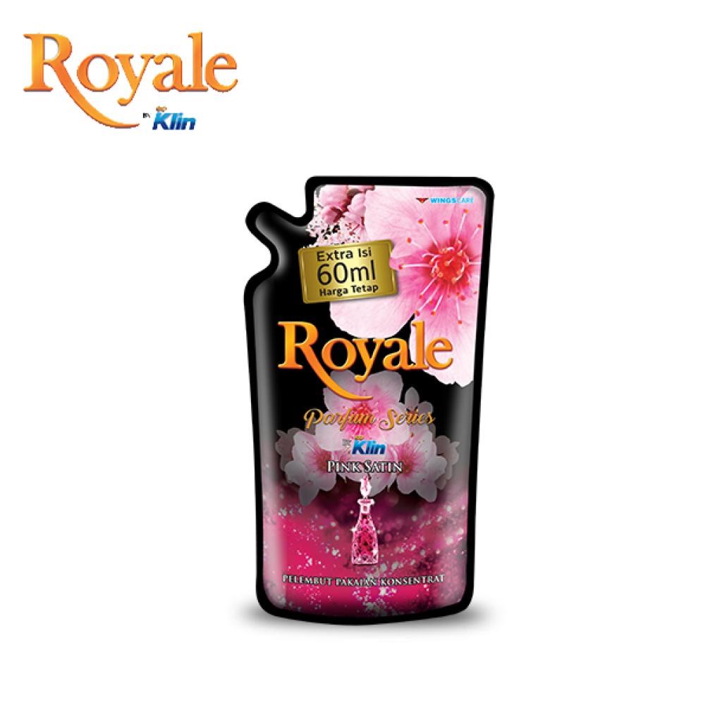 Royale Parfum Series Pelembut dan Pewangi Pakaian Pink Satin 600 ml - Gambar 3