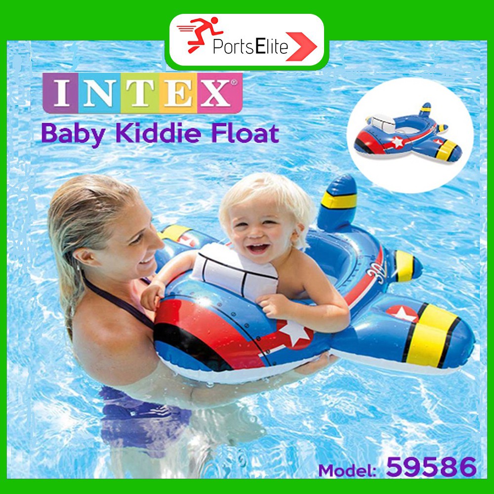 INTEX 59586 Inflatable Airplane Shape Boat Float for Baby and Kids in ...