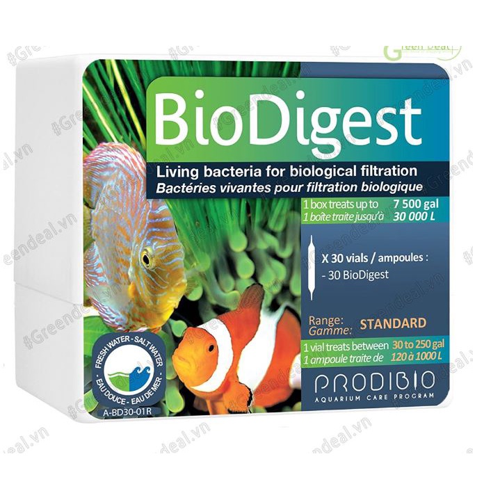 Biodigest Prodibio | Supplement Microorganisms For Aquariums, Sea ...
