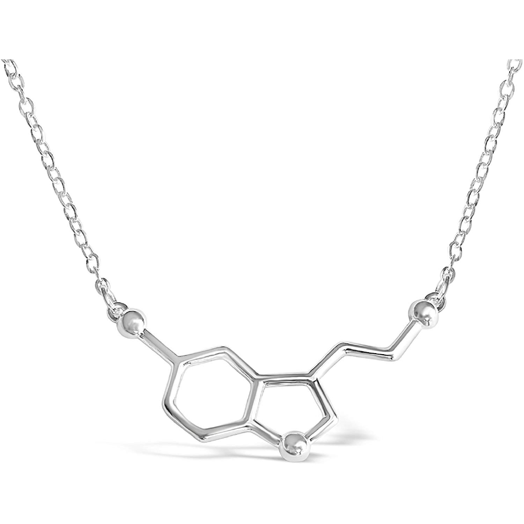 Happiness hot sale molecule necklace