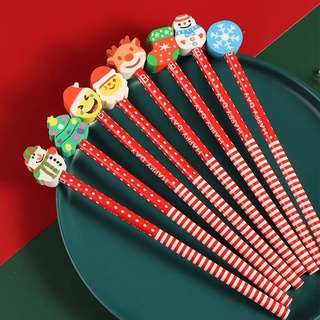 Christmas Gift 10PCS Glitter Pencil with Top Eraser - China Color Pencil,  Colored Pencil
