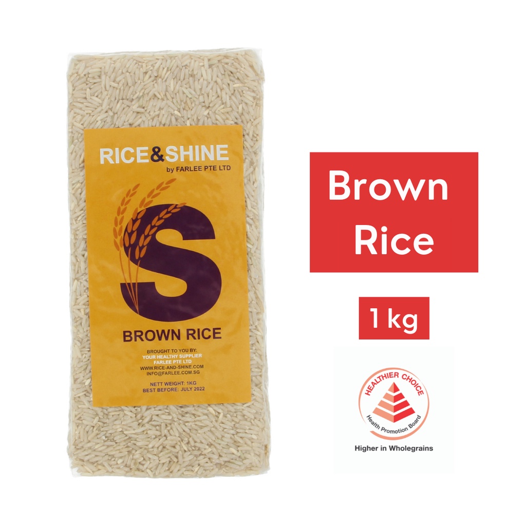 1kg Brown Rice - Rice & Shine | Shopee Singapore