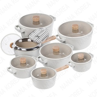 NEOFLAM FIKA Reserve Mini Petit Set, 18cm Wok, 16cm Pot