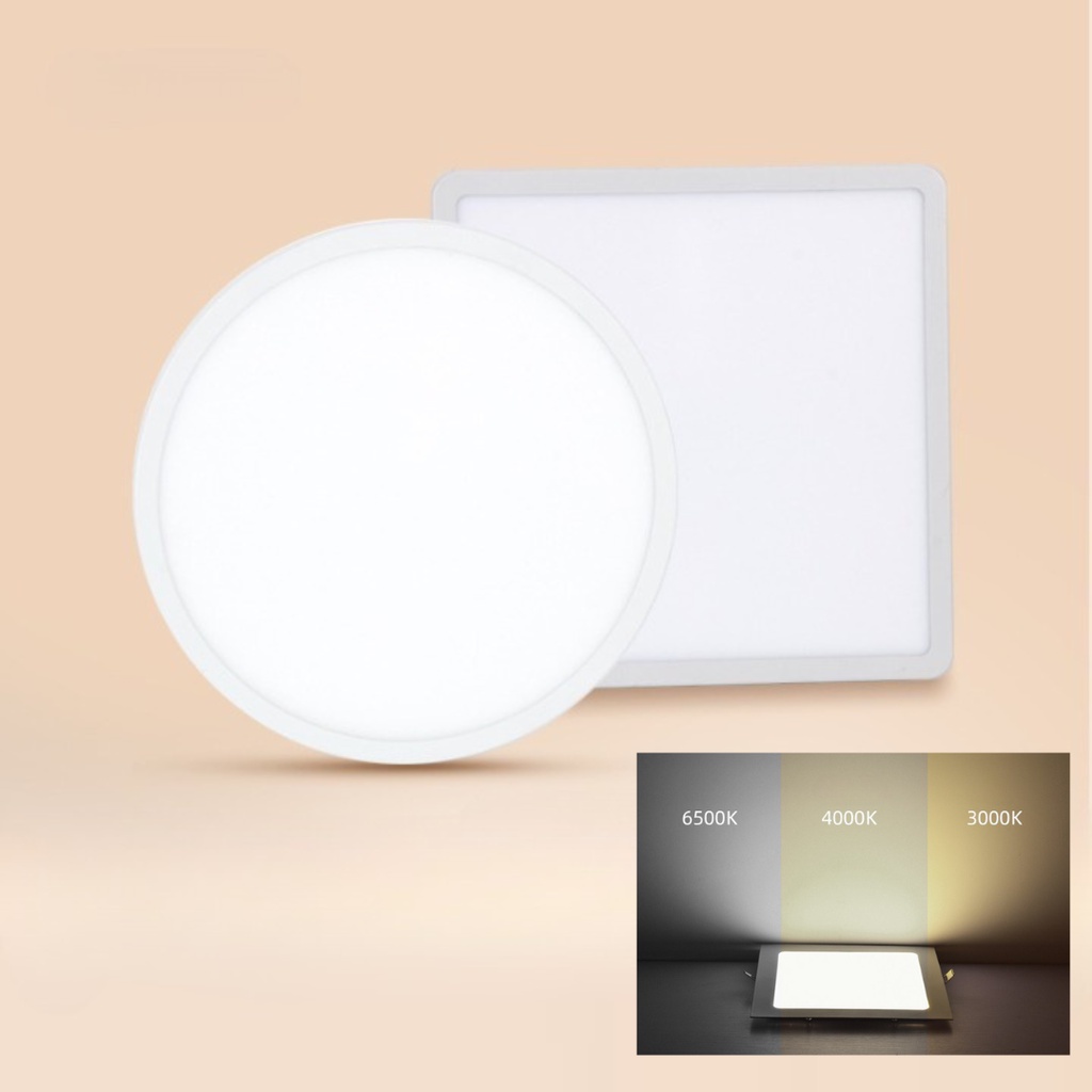 PLH Extra Slim Recessed LED Square/Round Downlight Tri-Tone/3000k/4000K ...